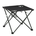 thumbnail image 2 of CEHVOM Spring Saving! Folding Camping Table Portable,Small Beach Table with 2 Cup Holders and Handbag,Mini Foldable Beach Table for Camping Beach Fishing Bonfire and Picnic, 2 of 8