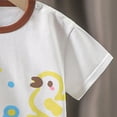 thumbnail image 6 of Zshosam Toddler Boy Shirt Toddler Shirt Boys Girls Tshirt Little Kid Funny Cute Graphic Tee Tops Size 4T 5T,(Khaki 4-5 Years), 6 of 8