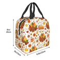 thumbnail image 3 of Vsdgher Thanksgiving With Turkey Lunch Bag, Lunch Box for Women Adult Men, Lunch Tote Insulated Cooler Lunch Container for Work/Office/Picnic/Travel, 3 of 8