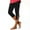 Black, variant on Leggings for Women Milk Silk Soft Legging Cropped Pants Solid Color Slim Fit High Waisted Capri Yoga Pants Casual Hollow Out Tight Capris Khaki M