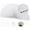 White, variant on Half Round Window Shade,Full Blackout Blinds,Arch Window Shades Half Circle Non-Woven Fabric Self Adhesive Cordless Window Decoration Easy to Install