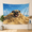 B, variant on XaaKee Large Wall Tapestry, Chubby Cat In Leopard Bikini With Golden Retriever, High-Quality Polyester Tapestry For Bedroom, 60x40Inch