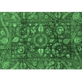 thumbnail image 1 of Ahgly Company Indoor Rectangle Oriental Emerald Green Traditional Area Rugs, 3' x 5', 1 of 4