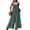 3# Dark Green, variant on Causal Sleeveless Jumpsuits Womens Summer Boho Wide Leg Floral Rompers Overalls with Pockets Green S