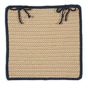 Boat House chair Pad, Navy, Set of 4