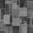 thumbnail image 1 of Ahgly Company Indoor Square Patchwork Gray Transitional Area Rugs, 6' Square, 1 of 4