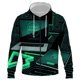 thumbnail image 1 of Sudadera con capucha y cremallera de estilo hip hop con tecnología digital para hombre y mujer, ropa de calle unisex, estilo Harajuku, para otoño e invierno., 1 of 6