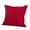 Red, variant on Natural Color Whip Stitched Boarder Pillow (Includes Cover & Filling), 20" Square (1 Piece)