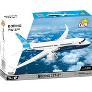 COBI Boeing 737-8 Dreamliner Plane | Airplane Model Display Base | 340 Pieces | 1:110 Scale | Interlocking Building Block Set # 26608