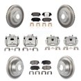 thumbnail image 1 of Transit Auto Front Rear Disc Brake Caliper Coated Rotors and Ceramic Pads Kit (10Pc) for Car 2014-2015 Kia Sorento Limited with 3.3L with Red Painted Calipers KCG-100890T, 1 of 2