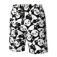 thumbnail image 4 of Salouo Seamless Pattern Cute Panda Pattern Swim Trunks for Men,Men's Hawaiian Bathing Suit Swimsuits Quick Dry Swimming Board Shorts Beach Shorts with Pockets-Small, 4 of 6