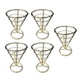 thumbnail image 1 of Soporte para Patatas Fritas, Estante de Exhibición para Pollo Frito, Soporte para Patatas Fritas de Alambre de Metal para Restaurante, Cafetería, Serv Oro, 1 of 8