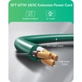 thumbnail image 4 of Focos para Exterior EDISHINE 120V con Cable de 6 Pies Resistente al Clima Paquete de 2, 4 of 9