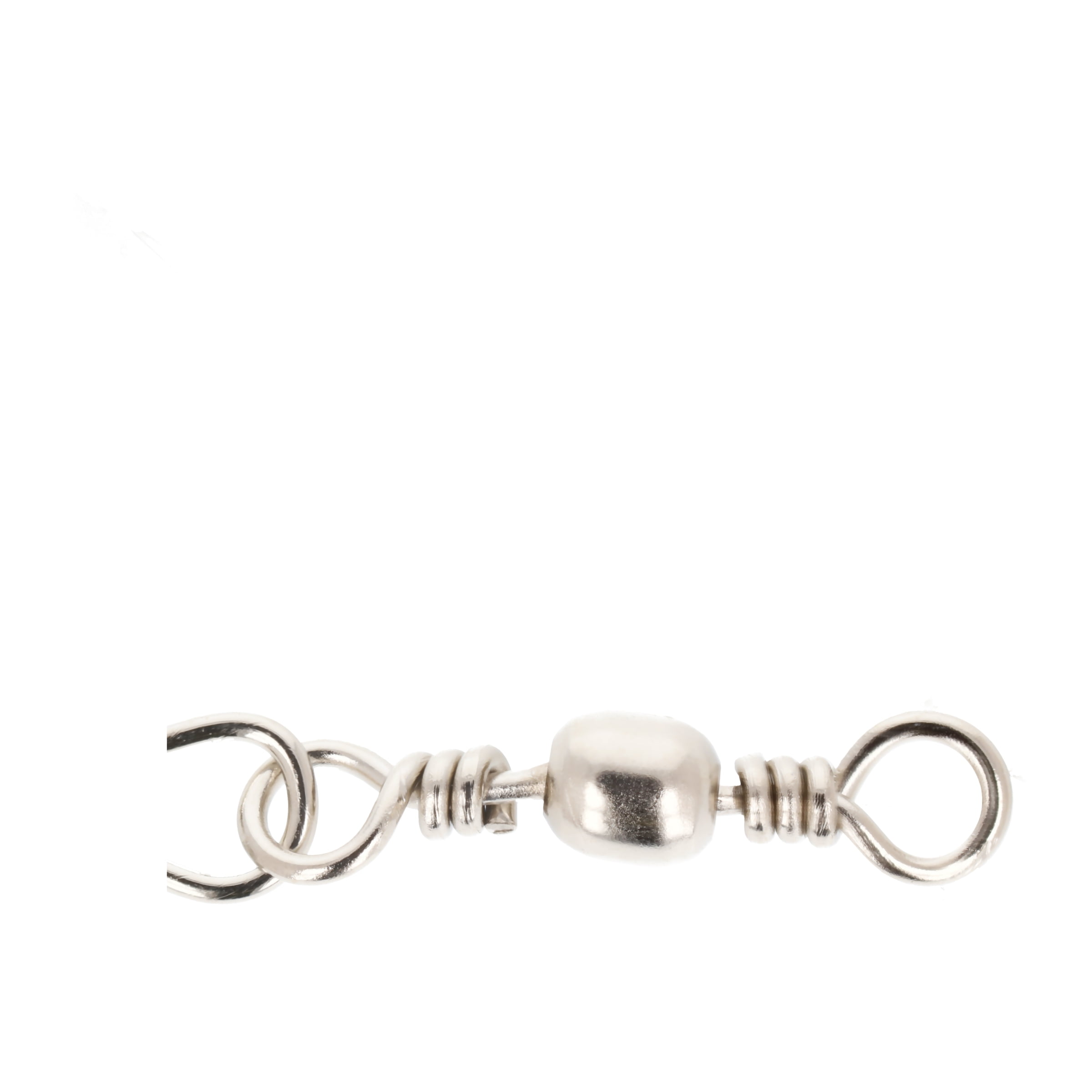 Eagle Claw Barrel Swivel with Interlock Snap, Nickel, Size 1