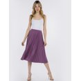 thumbnail image 5 of Falda plisada brillo sutil AMAD Casual para mujer Talla L, 5 of 5