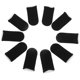 thumbnail image 3 of 10 fundas para dedos transpirables y antitranspirantes para juegos, ultrafinas, para pantalla táctil, para juegos de teléfonos móviles, color negro, 3 of 8