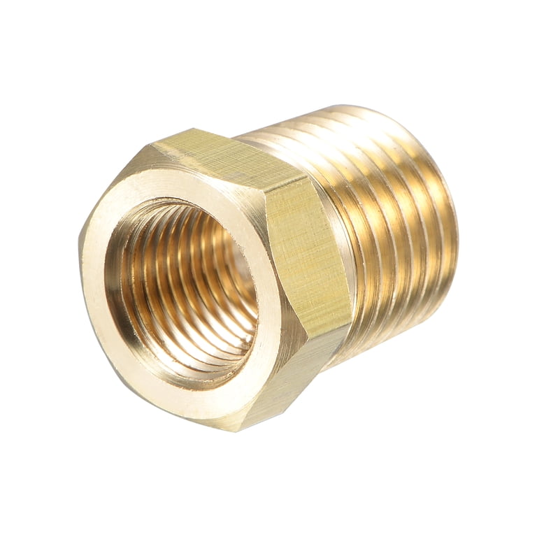 Raccord Réducteur Laiton 1/8" NPT Mâle X M14 X 1.5 Femelle - 1 Pièce Neuve