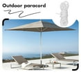 thumbnail image 3 of OULII Nylon String Cord Umbrella Rope White Nylon Replacement For Hammock Setup 1Pack, 3 of 8