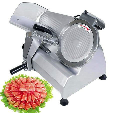 BestEquip Commercial Meat Slicer 10 Inch Electric Food Slicer 240W Heavy Duty Meat Slicer for Beef Venison Mutton