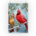 thumbnail image 3 of Cardinals in Winter (12x18 Wall Art Poster, Room Decor), 3 of 3