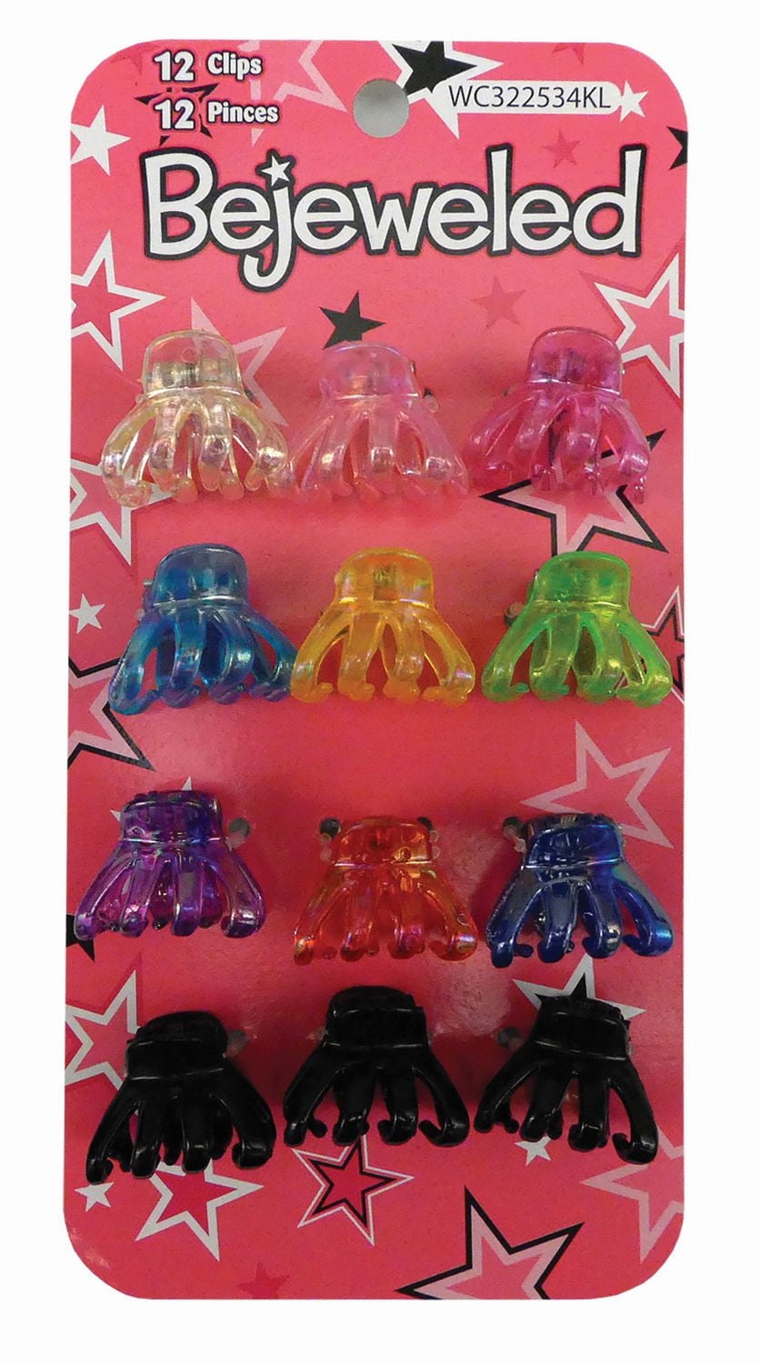 unbrand Bejeweled 12 Octopus Clips