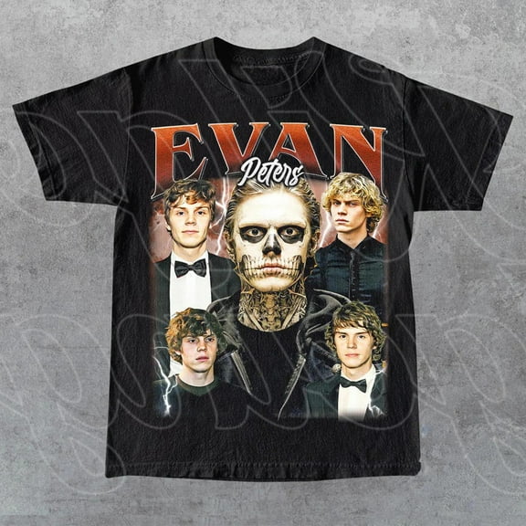 Evan Peters Vintage T-Shirt, Gift For Woman and Man Unisex T-Shirt