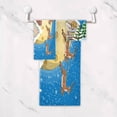 thumbnail image 4 of Coolnut 3 PCS Towel Christmas Pattern Cotton Bath Towel Set (1 Bath Towel, 1 Hand Towel, 1 Washcloth) for Bathroom, Super Soft and Quick Dry Towels, 4 of 6