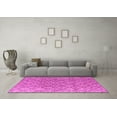 thumbnail image 3 of Ahgly Company Indoor Rectangle Abstract Pink Modern Area Rugs, 2' x 4', 3 of 4