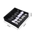 thumbnail image 2 of Organizador de almacenamiento Caja de almacenamiento de ropa interior plegable Uso en el hogar Tela CACAGOO Gris/24 rejillas, 2 of 7