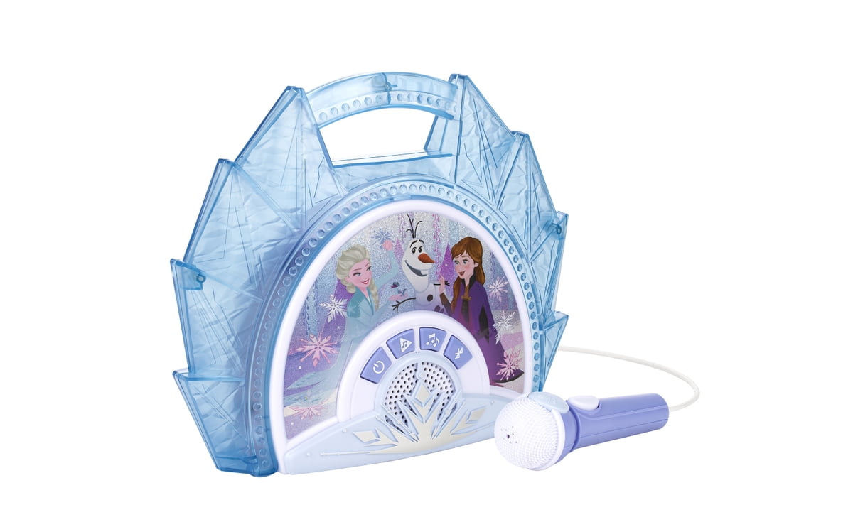 Disney Frozen Bluetooth Sing Along Boombox - Lights, Music & Karaoke Microphone, Children Ages 3+