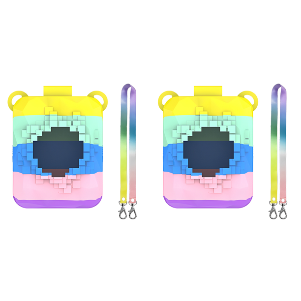 Caso Cobertura Silicona Con Cordón para El Juguete Interactivo Mágico Bitzee (multicolor)