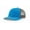 Cyan / Charcoal, variant on Redeemed Cross Hat – Richardson 168 Snapback – Leather Patch Christian Flat Bill Cap