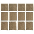 thumbnail image 1 of 1 Set 12pcs Vintage Linen Cloth Pads Candle Cup Coasters Photography Props (Khaki), 1 of 8