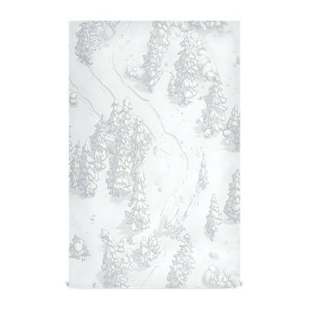 

Winter Wonderland Kitchen Towels 6-Piece Pack Tea Towels for Kitchen Decorative Waffle Design 28x18in