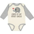 thumbnail image 3 of Inktastic My Great Uncle Loves Me Boys or Girls Long Sleeve Baby Bodysuit, 3 of 5