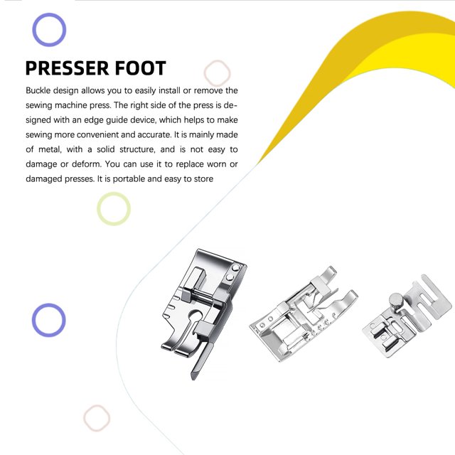 1/4-inch Sewing Machine Quilt Patchwork Buckle Supply Presser Foot Buckle Replacing Parts Embroidery Accessory for Professional Tailor Type 2