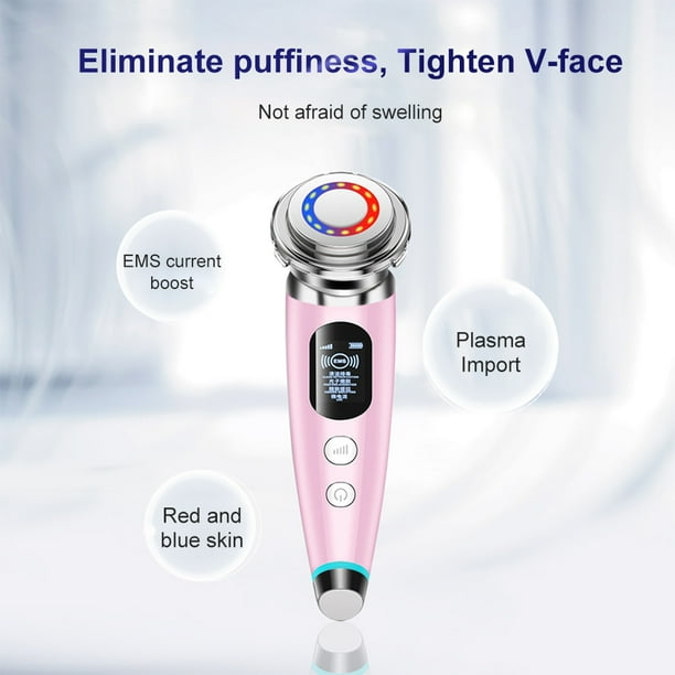 Beauty Instrument Photon Rejuvenation Device Ion Introduction Micro Current Facial  Massager Face Lift Tightening Reduce Double Chin with Eye Care 