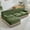 Green, variant on Alvantor L-Shaped Sectional Sofa 3-Seater Cloud Couch with Tassel Skirt,Button Tufted and Wooden Base for Living Room, Easy Assembly Red Brown