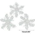 thumbnail image 6 of Nkmbld Large Christmas Hanging Snowflakes Decorations Outdoor - White Big Hanging Snowflake Winter Decoration Indoor Outdoor Christmas Tree Holiday Decor, 6 of 7