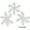 C, variant on 3pcs Christmas Hanging Snowflakes Decorations Outdoor Winter Decoration Indoor Outdoor Christmas Tree Holiday Decor