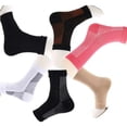 thumbnail image 2 of LOVEVER 4Pair Soothe Compression Socks Neuropathy Socks Relief Socks for Neuropathy Pain Men Women(Multicolor S/M), 2 of 9