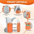 thumbnail image 2 of Maelstrom Running Vest for Men & Women, Adjustable Lightweight Hydration Pack with 500ml Soft Flask for Trail, Hiking, Cycling, Marathon Orange, 2 of 8