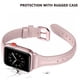 thumbnail image 3 of Correas de cuero compatibles con Apple Watch 38 mm-40 mm / 42 mm-44 mm, correa de cuero de grano superior pulsera delgada y delgada para iWatch Series 5/4/3/2/1 Xemadio 2033273-16, 3 of 9