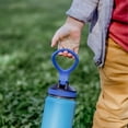 thumbnail image 5 of GROSCHE Lil Chill 12 oz Kids Water Bottle Insulated Water Bottle with Straw for Kids School with Straw Sip Lid - Blue, 5 of 7