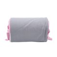 thumbnail image 2 of Nido de túnel con borlas para animales pequeños, casa de tubo de escondite desmontable segura para hámster, conejillo de indias, conejo (gris rosa), 2 of 5
