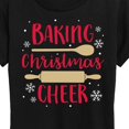 thumbnail image 3 of Instant Message - Baking Christmas Cheer - Women's Short Sleeve Graphic T-Shirt, 3 of 6
