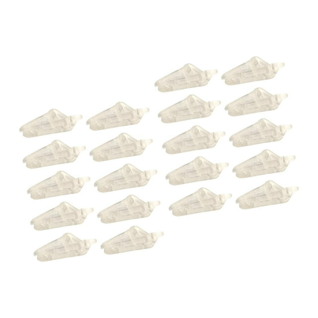 2x 10 Uds. Clips para Tienda de Campaña, Clips para Lona, Clips Fijos, Empuñaduras de Bloqueo Resistentes, Abrazaderas para Toldos para Acampar,
