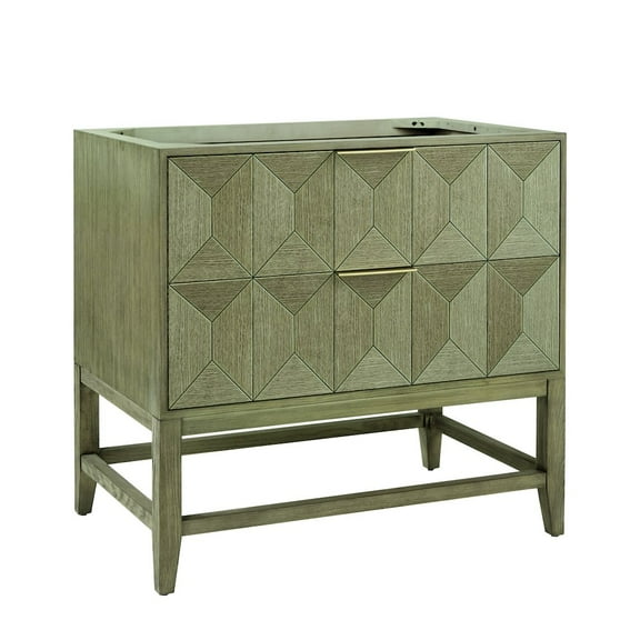 James Martin Vanities 36" Single Vanity Cabinet, Pebble Oak