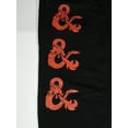 thumbnail image 2 of Dungeons & Dragons Triple Title Logo Men's Black Graphic Jogger Pants-Large, 2 of 3