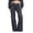 Black, variant on Women’S High Waisted Straight Wide Leg Jeans, Vintage Washed Casual Trousers, Soft Polyester Daily Fashion Pants, 1 Piece, Sizes S Through L